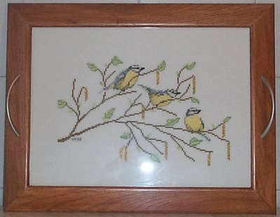 Vassoio con cinciarelle