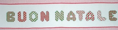 Strofinaccio Buon Natale - Particolare