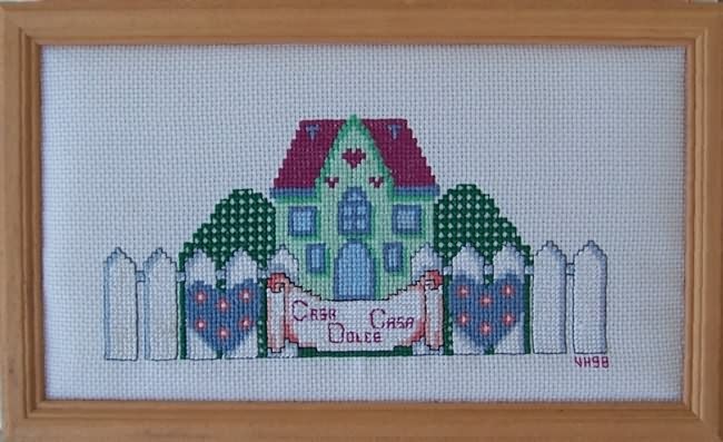 Schema punto croce home sweet home