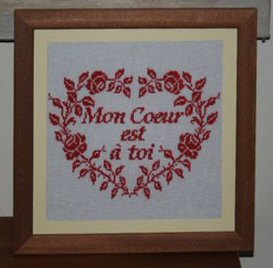 Cuore per Pa incorniciato