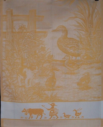 Strofinaccio campagna giallo