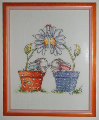 Somebunny per Cri incorniciato