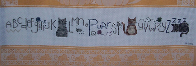 Strofinaccio abc gatti - Particolare