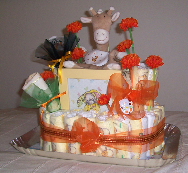 Torta di pannolini per Camilla