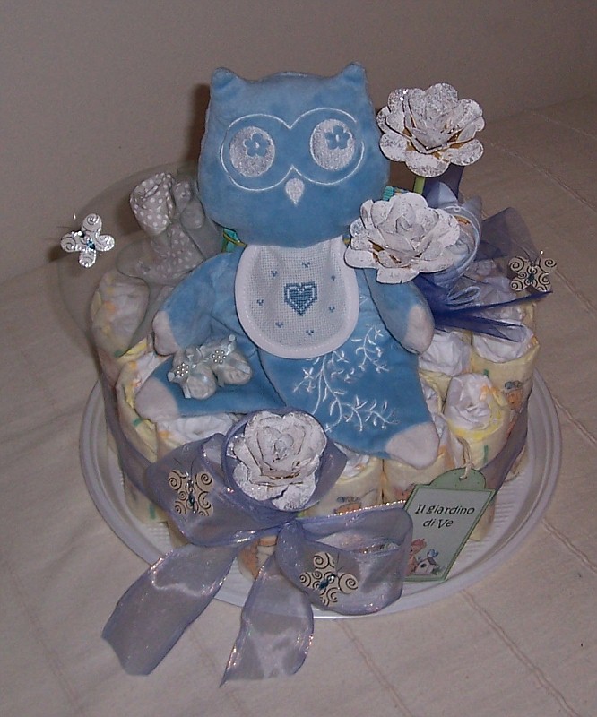 Torta di pannolini per Erik